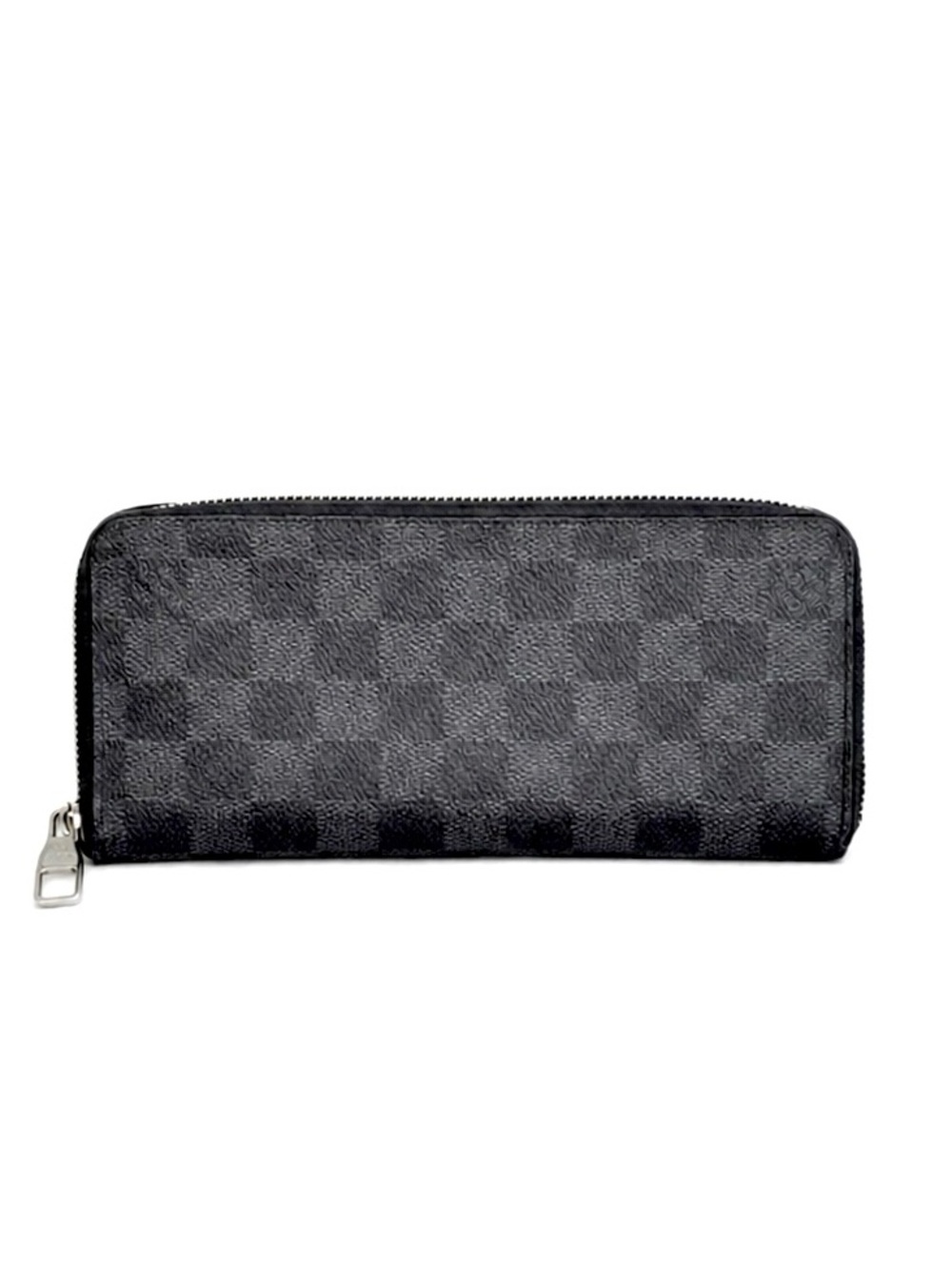 Louis Vuitton LV Damier Graphite Long Zippy Wallet W/ COA